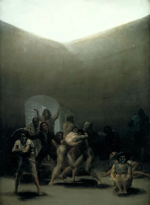 Francisco Goya - Curtea cu nebuni