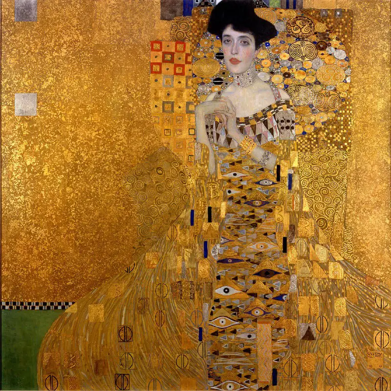 Gustav Klimt - Portretul lui Adele Bloch-Bauer I (1907)