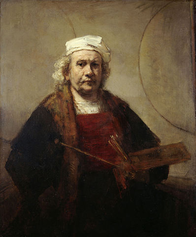  Rembrandt - Autoportret (c.1665 - la c. 60 de ani)