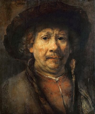 Rembrandt - Autoportret (1655)