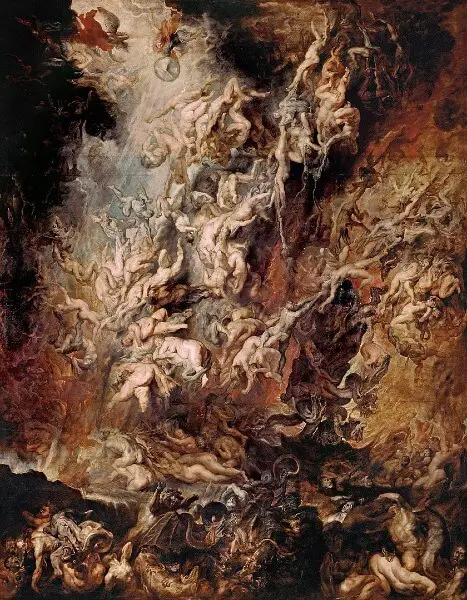 Caderea celor blestemati - Rubens