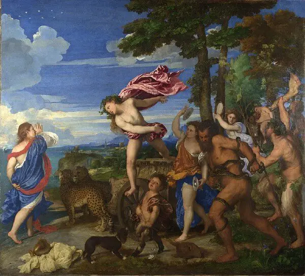 37. Bacchus si Ariadne  - Titian