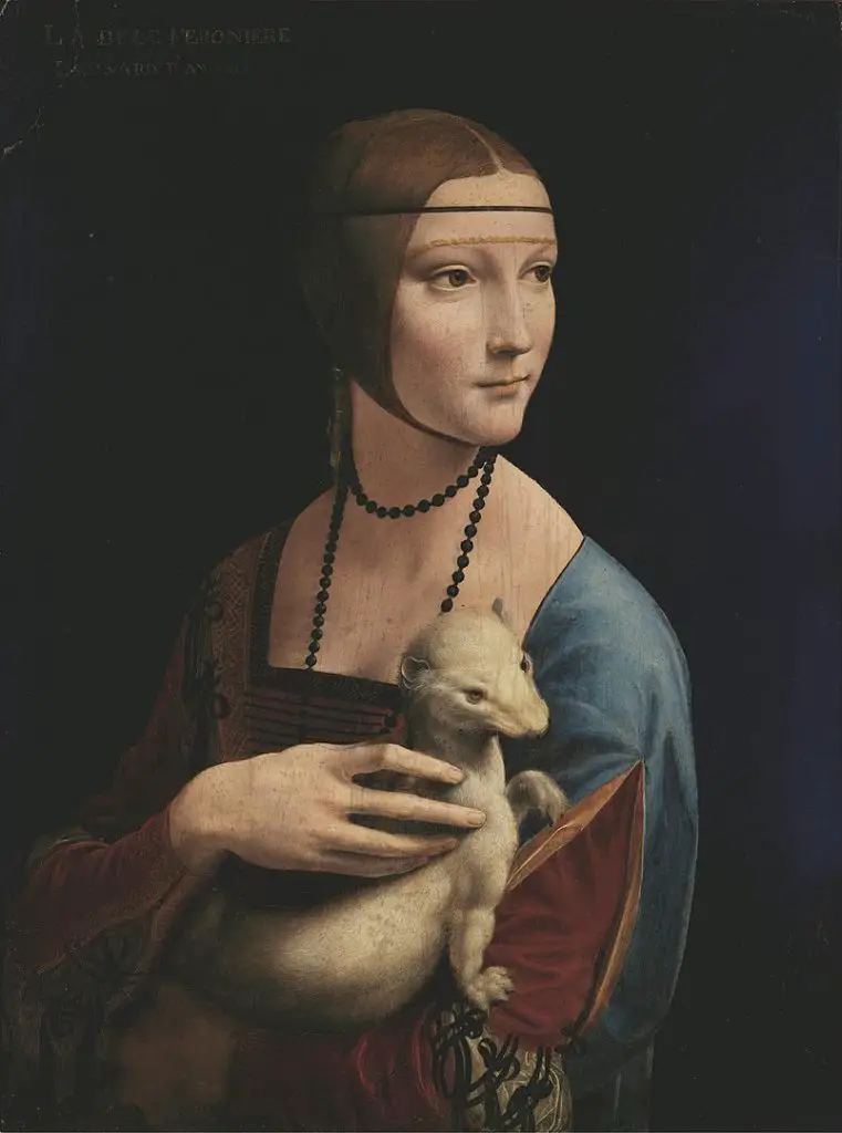Leonardo da Vinci - Doamna cu hermina (1489-1491)